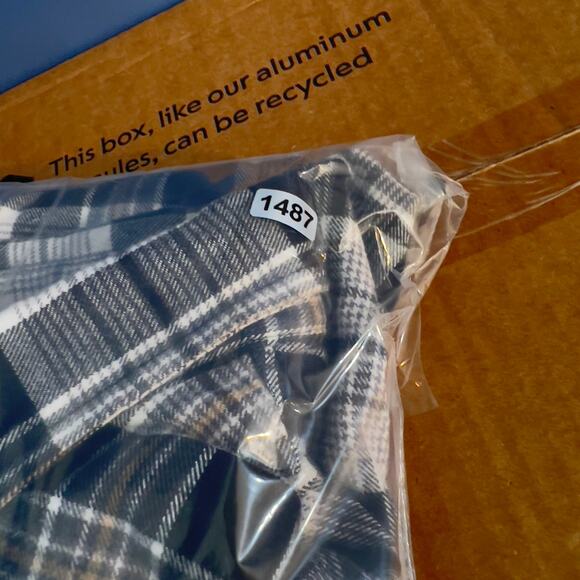 Eddie Bauer Button Shirt Men XL Classic Fit Flannel Black White Plaid 100 Cotton - Picture 15 of 15